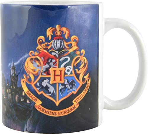 HARRY POTTER Tasse Hogwarts aus Porzellan, 320 ml, Bunt, 1 Stück (1er Pack)