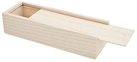 VBS Stiftebox mit Schiebedeckel, Rohholz