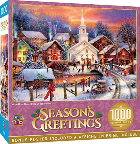1000 Piece Jigsaw Puzzle for Adult, Family, Or Kids - Hope Runs Deep by Masterpieces - 19.25 X 26.75 - Family Owned American Puzzle Company