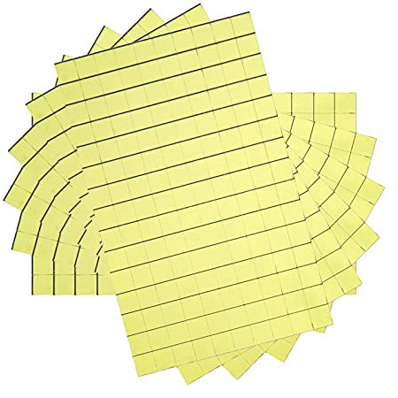 5 x 150 piastrelle di mosaico autoadesive, 10 x 10 mm, specchi, in vetro, quadrate, a mosaico, per bricolage, artigianato, decorazione, palla di Natale, 150 x 100 mm