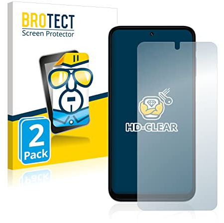 BROTECT (2 Stück Schutzfolie für Motorola Moto G31 Displayschutz Folie Made in Germany, Ultra-Klar