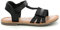 KICKERS Garçon Fille DIAMANTO Sandale, Noir Brillant, 28 EU