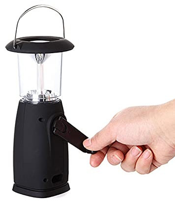 6 LED Solar Light Hand-Cranked Dynamo,LED Wind Up Lantern Camping Light Lantern Lamp,Wind Up Torch for Outdoor Camping Hunting Hiking Sailing