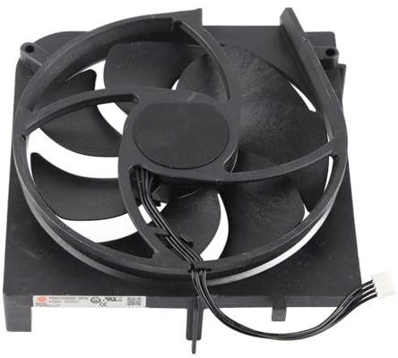 Sxhlseller Game Internal Cooling Fan, 4 Pin Power Connection Replacement Game Console Built in Fan for Xbox Series S, Internal CPU Cooling Fan for Xbox Series S