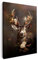 Artmazing | Buntes Hirsch Bild auf Leinwand | Coole Wandbilder für Wohnzimmer | S-Art Bilder Preise | Wandbild XXL