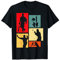 Cricket für Cricketspieler | Batsman Bowler Retro Cricket T-Shirt