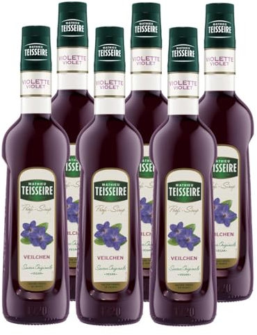Mathieu Teisseire Getränke-Sirup Veilchen 0,7L - Cocktails (6er Pack)