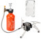SIUKE Camping Multi Fuel Oil Stove with 500ml Gasoline Fuel Bottle and 9-Plate Camp Stove Windscreen Windshield for Diesel Alcohol