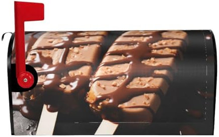 Housse magnétique pour boîte aux lettres - 64,8 x 53,3 cm - Pour boîte aux lettres au chocolat, sucettes glacées - Décoration extérieure - Couverture de boîte aux lettres d'hiver pour cour