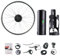 UNIT PACK POWER 26 Zoll 36V 350W Vorderrad Elektrofahrrad Umbausatz mit Batterie - E- Bike Umbausatz geeignet für 8-Gang Schwungrad & LCD-Anzeige (mit 36V 7Ah Samsung35E AKKu, 26)
