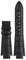 DKWOIS 24x14mm Rindsleder Armband for 1853 Tissot T60 Strap Gürtel L875/975K Serie Armband Konvexen Ende uhr Strap Zubehör(Black no buckle)