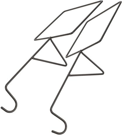 Milisten Lot de 2 pour Suspension de Jardinière - Supports pour Plantes D'extérieur - Supports Artisanaux en Fer pour Paniers de Fleurs - Design à Installation Rapide