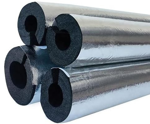 Rohrisolierung, Selbstklebendes Frostschutz Rohr Isolierrohr für Den Außenbereich, Rohrisolierung Schaumstoff Schaumstoffschlauch für Klimaanlage Solar Wasserrohr, 20mm Wandstärke(ID 22mm (7/8))