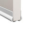 URPIZY 93Cm Draught Excluder Door ，PVC Flexible Door Bottom Sealing Strip Draught Excluder Weather Stripping Noise Blocker Energy Saving Draft Stopper For Home Office(white)