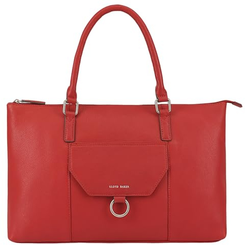 Lloyd Baker London – DARIAH Leather Tote Bag: Women's Classic and Modern Design in 100% Genuine Full Grain Leather with a Full Zip Closure