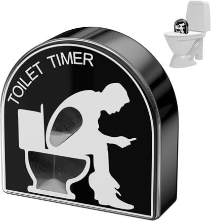 Zeripikfoasp Temporizador de Inodoro Reloj de Arena de 5 Minutos, Reloj de Arena para Inodoro, Temporizador para Inodoro, Taburete de Inodoro Creativo, Regalo Divertido para Hombres, Maridos, Padres