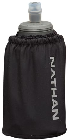 Nathan - Pinnacle 18oz Soft Flask Black/Reflective Silver OSFM