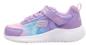 Skechers Bounder Hydra Cool Sneaker für Mädchen, Lavender Synthetic Multi Trim, 1 UK Child