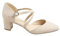 Long Tall Sally - LTS Brown Cross Strap Mary Jane Block Heel in Standard Fit - Women's