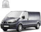 Housse de Pare-Brise Avant Compatible avec Renault Trafic Opel Vivaro 2001-2014, Extérieur Pare-Soleil de Fenêtre Camping-Car Contre Soleil Neige Gel