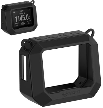 XBERSTAR Silikon Schutzhülle für Xero C1 Pro Compact Chronograph Case Cover Stoßfest Anti-Kratzen, rutschfest (Schwarz)