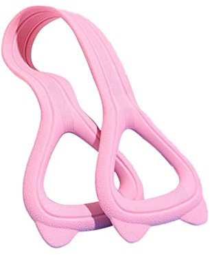 Toddmomy Corde de Tension Élastique Silicone pour Fitness et Yoga Résistance Pratique avec Poignées Antidérapantes pour Entraînement Musculaire à