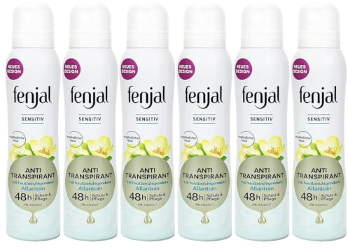Fenjal Sensitive Deodorant Spray 6 x 150 ml Pack of 6