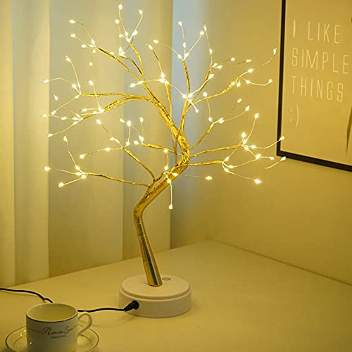 Bonsai Tree Light for Room Decor, Lampade estetiche per soggiorno, luce notturna carina per decorazioni domestiche, buone idee per regali, matrimoni, festival, Natale ... (bianco caldo, tronco