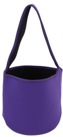 RiToEasysports 8inch Singing Bowl Carry Case, Crystal Singing Bowl Storage Bag with Handle Neoprene Sound Carrier for Yoga Props Art Supplies