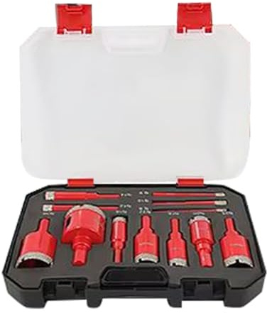 Kit Carotatrice per Ceramica | Utensile da Taglio di Alta Precisione - Kit di Seghe a Campana per Piastrelle Ceramiche | Per Ristrutturazione Casa Riparazione Parete Installazione Condotti Elettrici