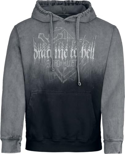 Lord Of The Lost to Hell Männer Kapuzenpullover dunkelgrau/hellgrau