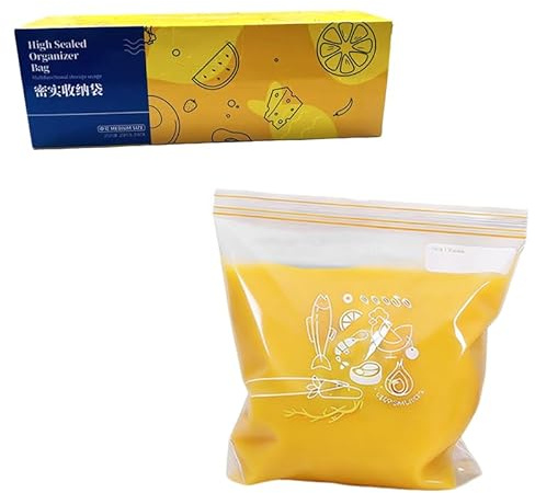 Lot de 25 sacs de congélation réutilisables, étanches et verticaux, sacs de congélation pour soupe, sauce, piment, bouillon, smoothies, tout liquide