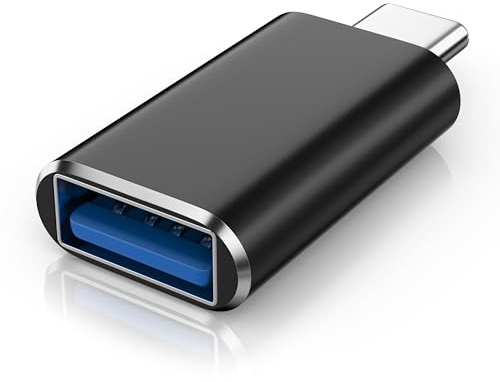 CSL - USB C auf USB 3.2 Adapter 10Gbps - OTG - C Stecker auf A Buchse - Kompatibel mit iPhone 17/16 Series MacBook Pro Air iMac iPad Pro Galaxy Tab S10 S24