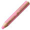 STABILO - Buntstift, Wasserfarbe & Wachsmalkreide - woody 3 in 1 - Einzelstift - pink