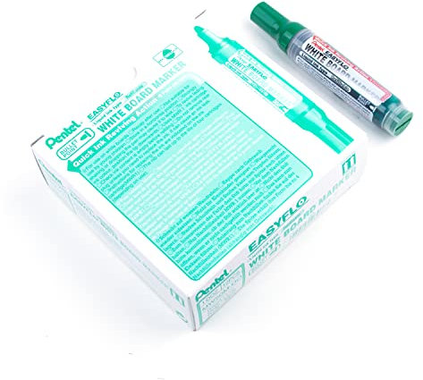 Pentel MW50M-DO Whiteboard-Marker EASYFLO MW50M, Rundspitze, grün