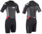 Osprey Men's Shorty 3 mm Summer Wetsuit, Adult Short Sleeve Neoprene Surfing Diving Wetsuit, Origin, Multiple Colours, Black/Red, S