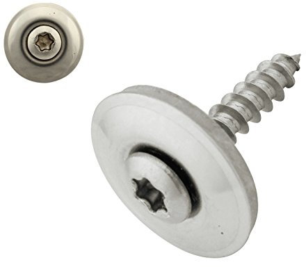 25 Stück Spenglerschrauben mit EPDM Dichtscheibe - 20 mm - Innensechsrund TX - 4,5x20 mm DIN7995 Edelstahl A2 V2A - SC-Normteile