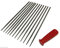 12 limas de cadena para motosierra redonda y mango para Stihl 018, MS180, MS181 de 4 mm