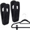 The Hanger Store 20 Black Clips for Velvet Flocked Hangers Trousers & Skirts - Choose Colour