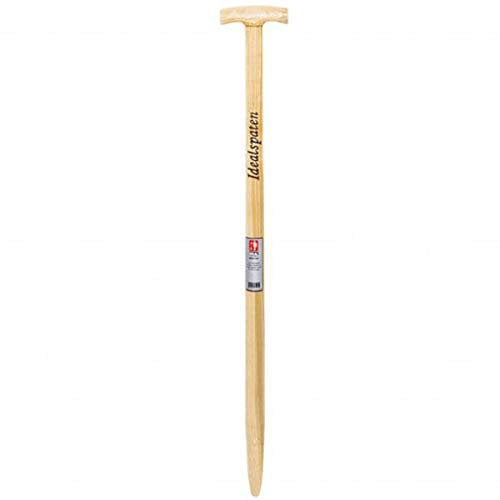 IDEAL Idealspaten 65011172 T-Stiel-Esche mit Beschlag/Kappe 85 cm, hell braun, 40 x 25 x 15 cm