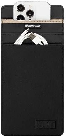 Silent Pocket Faraday Bag Smartphone-Hülle - Leder oder wasserdichtes Nylon - Abschirmung der Signalblockiervorrichtung für Mobiltelefone