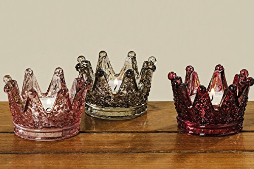 BOLTZE 1006818 Teelichthalter rosa 8 cm | 1 Stück