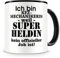 Samunshi® Ich bin Kfz-Mechanikerin Tasse Beruf Geschenk Kaffeetasse Teetasse Kaffeepott Kaffeebecher Becher schwarz