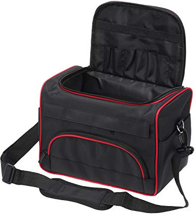 Anself Hair Scissor Bag Salon Barber Handbag Hairdressing Comb Tools Bag Makeup Storage Bag Travel Hair styling Carrying Case with Shoulder Strap