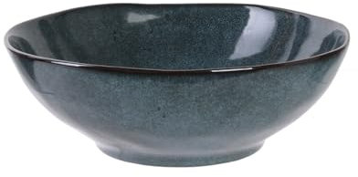 HOME DECO FACTORY Bol de gres azul de 80 cl.