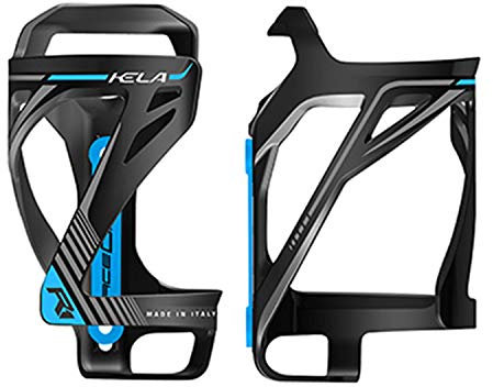 Portabotellas Race One KELA Lateral Negro Deco Azul