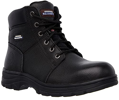 Skechers Men's Workshire Classic Boots, Blk, 8 UK