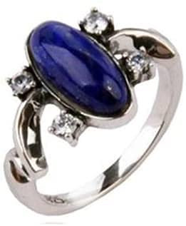 OUTLETISSIMO® Ring ELENA GILBERT TV-SERIE VAMPIRI AMULETO GOTHIC GRÖSSE 7 USA 14 ITA, Metall