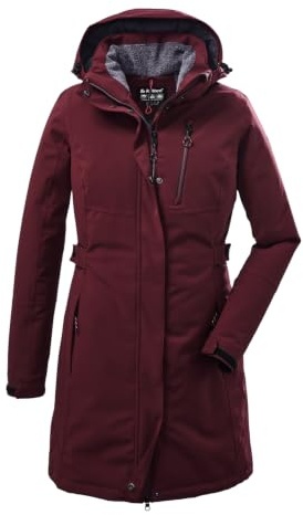 Killtec Damen Parka Funktionsparka mit abzippbarer Kapuze KOW 165 WMN PRK wasserdicht, Winddicht, atmungsaktiv