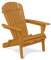 Flur Mantra - Silla de Madera, marrón, 73D x 85W x 89H cm